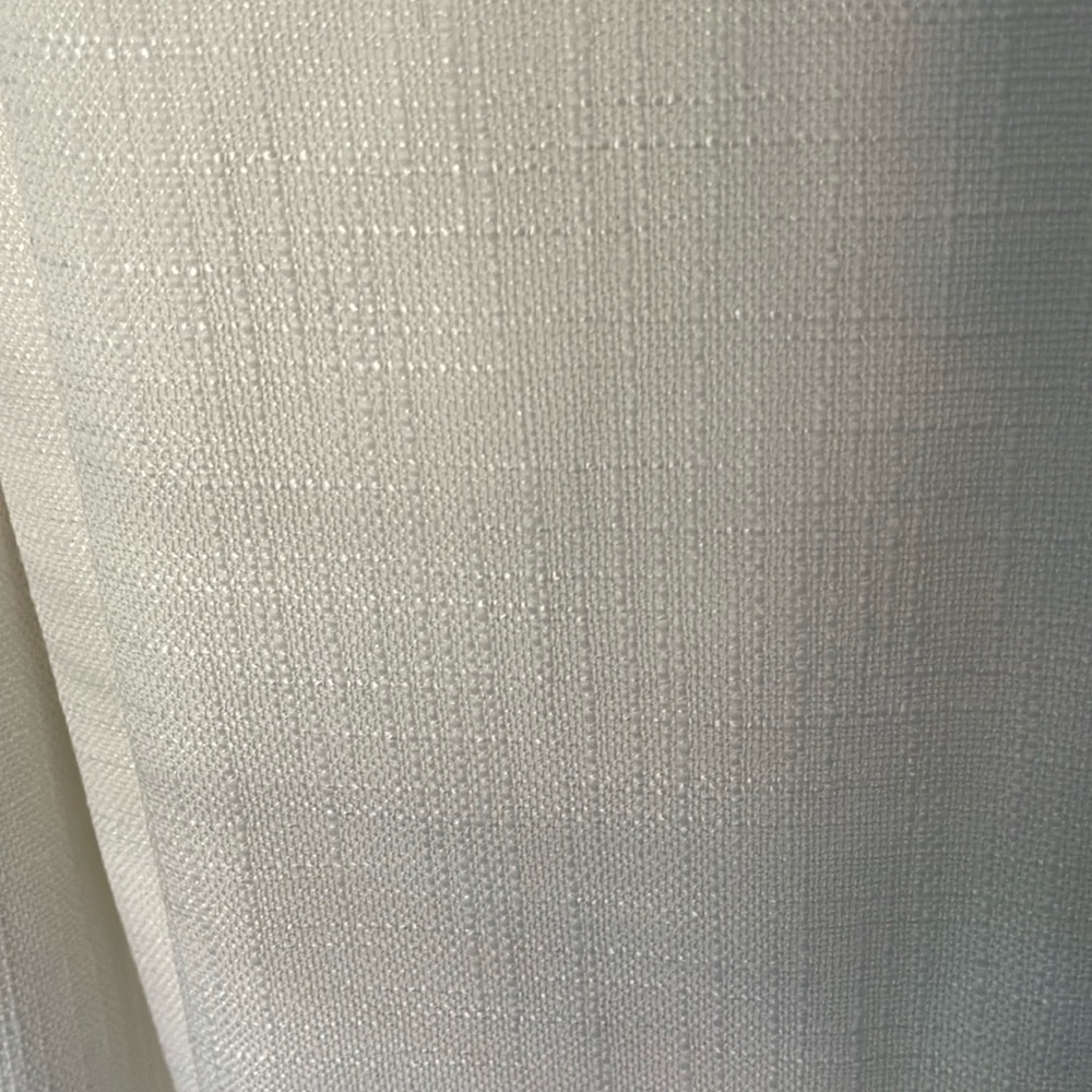 White Black Out Curtains